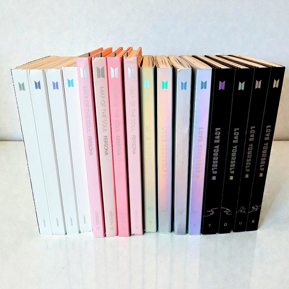 BTS Love Yourself  16 Albums 4 Version Sets Including Cards Photobooks Bundle